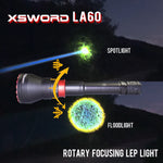 MAXTOCH XSWORD LA60 Rotary focusing LEP Flashlight